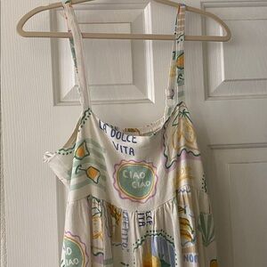 Paper Heart Printed Maxi Dress XL